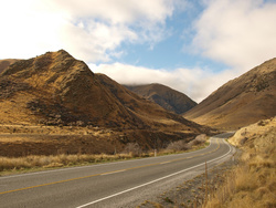 Going north to the Lindis Pass