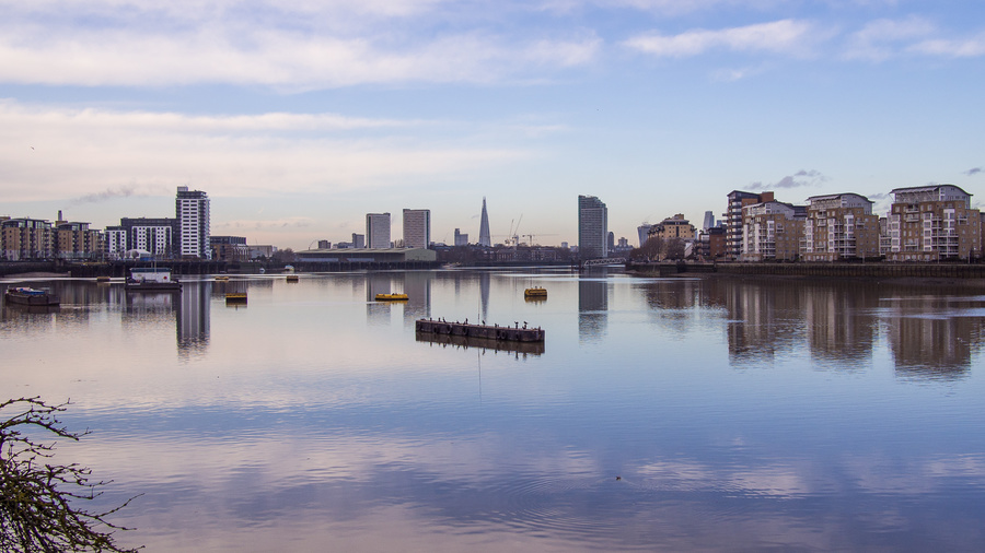 View over Thames from Greenwich