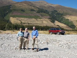 P3101509-Karen, Mike and Brian in Makarora valley