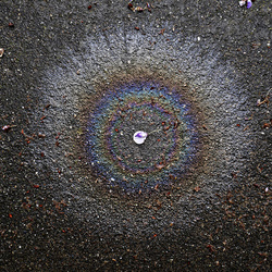 Driveway Newtons Rings