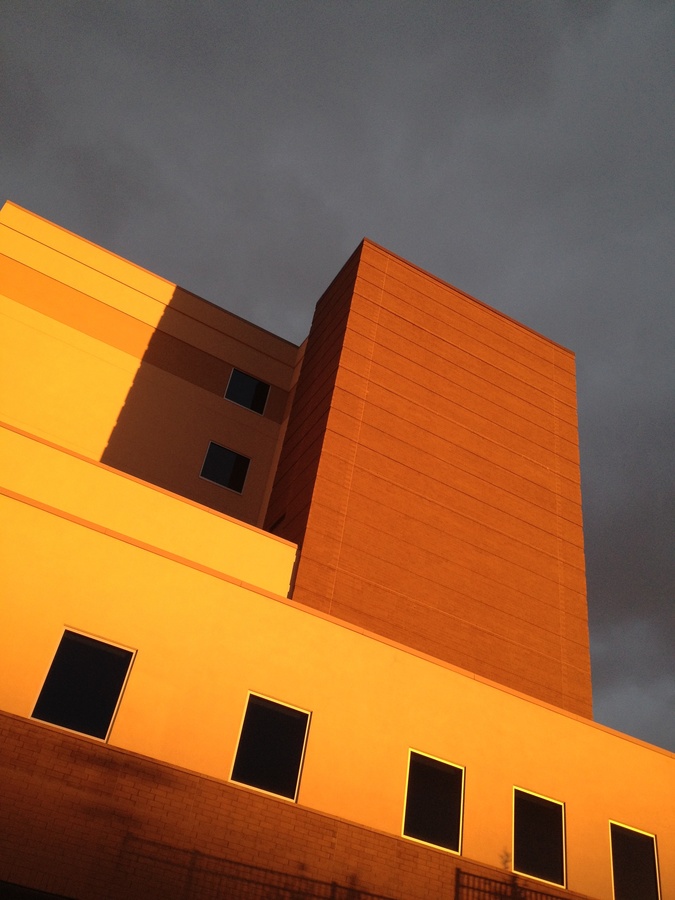 Hospital at Sunset