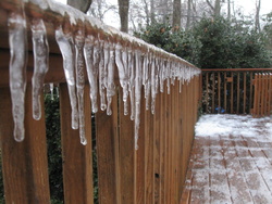 Icey deck