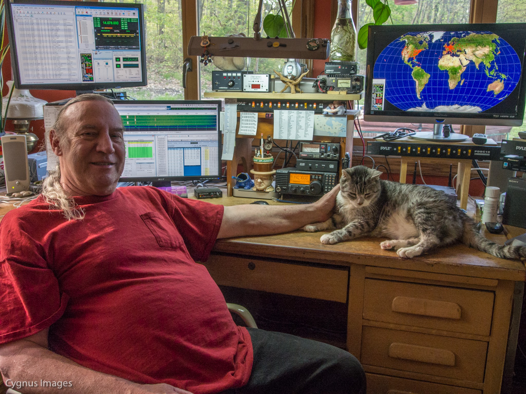 A Man, A Cat, and A Radio