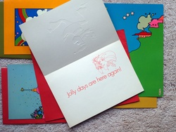 Peter Max holiday cards
