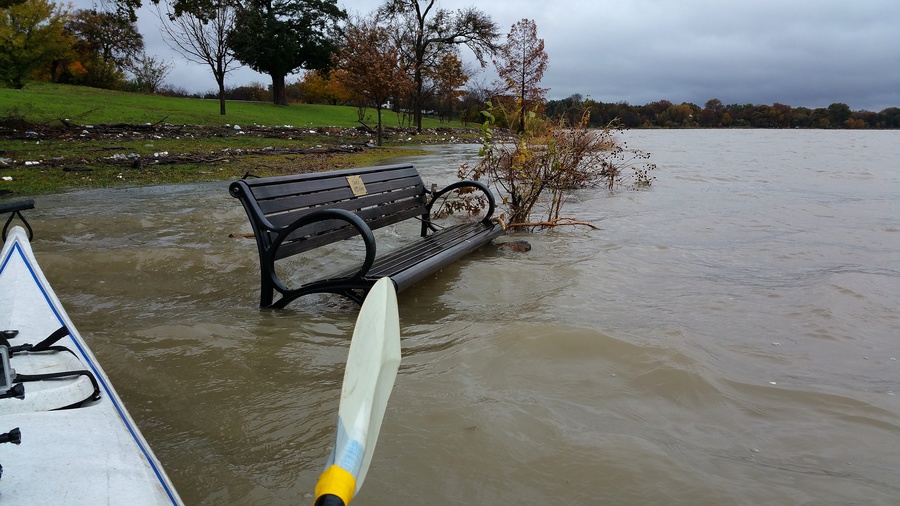 White Rock Lake bench