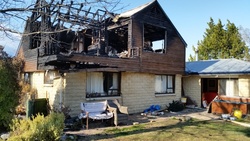 After the flames were extinguished