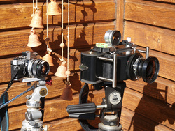 OM1 35mm with Zuiko 50/1.4 and Obsession 6x17mm with Rodenstock Granadon 115/6.8