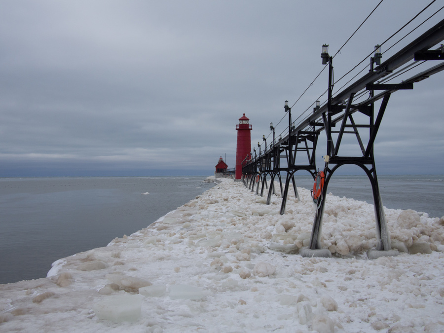 Grand Haven Pier, Michigan (2/21/13)