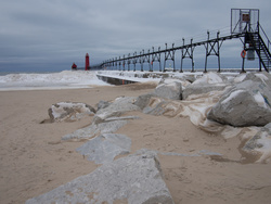 Grand Haven Pier, Michigan (2/21/13)