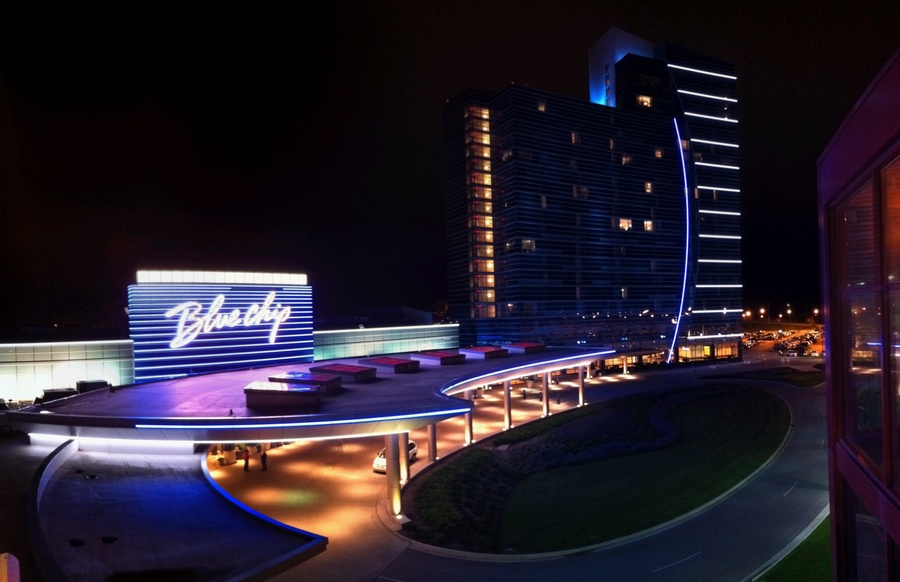 Blue Chip At Night