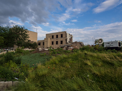 Crumbling House On A Hill