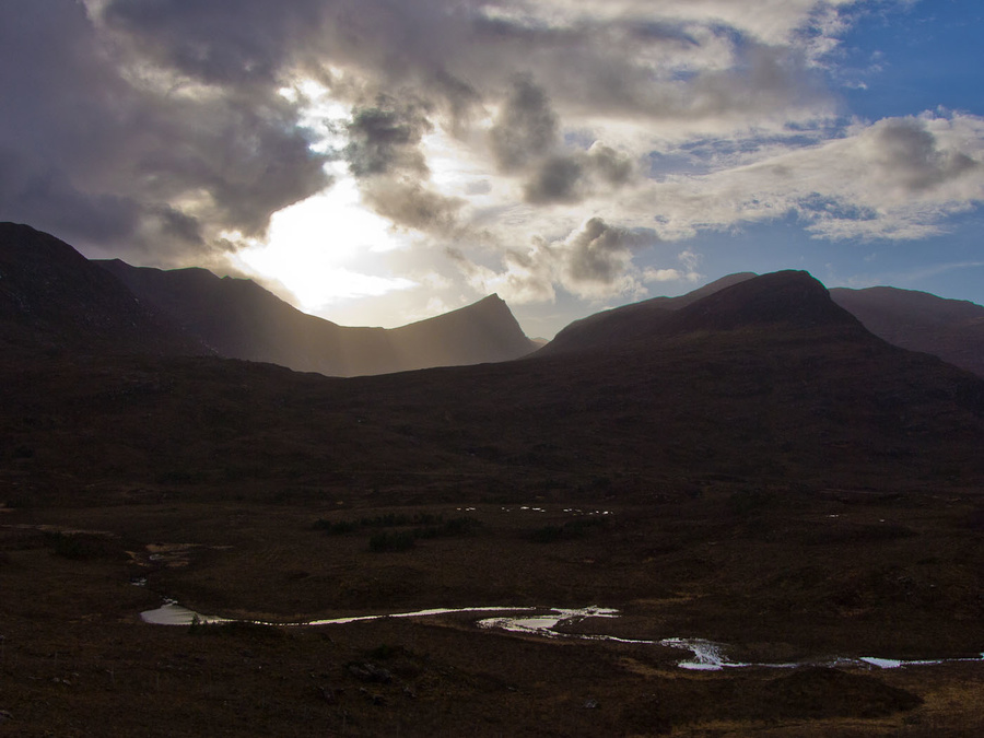 Ben More Coigach and Sgurr an Fhidleir from North East.jpg
