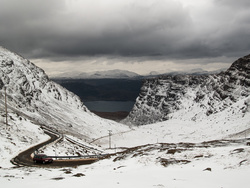 Looking back towards Kishorn from Bealach na Ba
