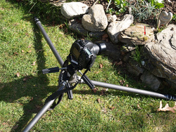 E-3 set-up using Sigma 90/2.8 macro