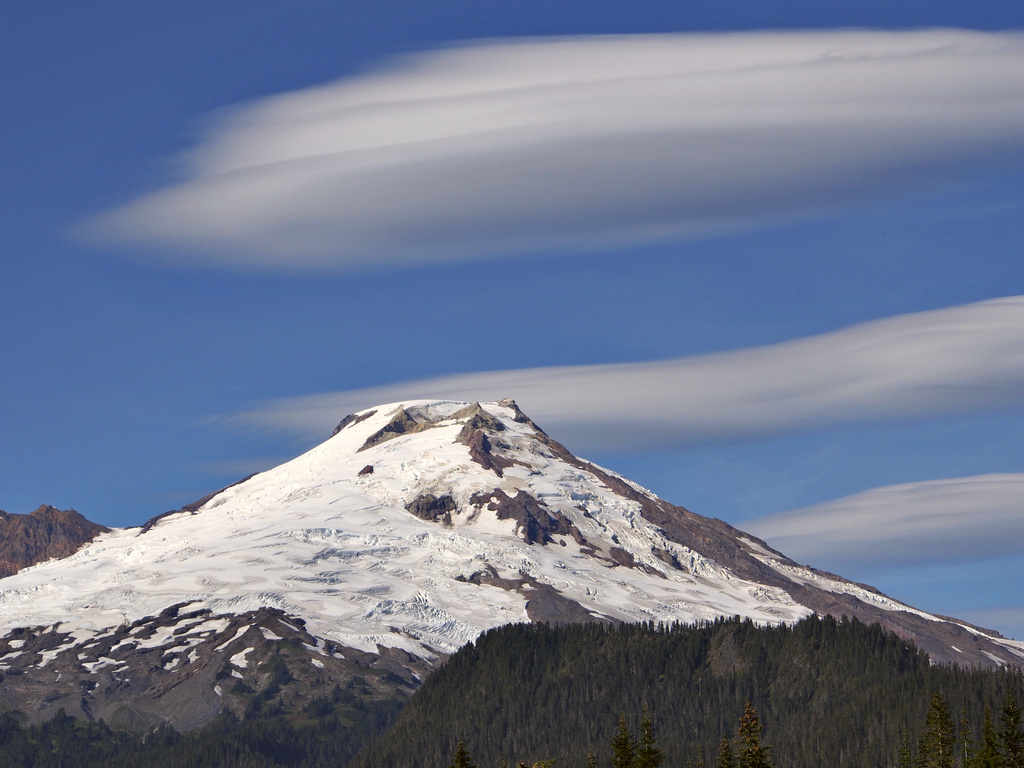 Mt Baker from Dock Butte