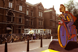 ciclovías en Amsterdam - bikeways in Amsterdam (1991)