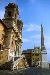 above Piazza di Spagna (Trinità dei Monti)