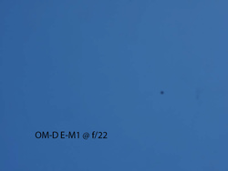 OM-D E-M1 sensor dust