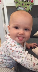 Emma's latest trick - discovered tongue